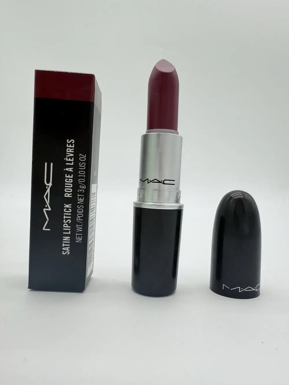 MAC Satin Lipstick Amorous 801 3g/.10 oz New In Box
